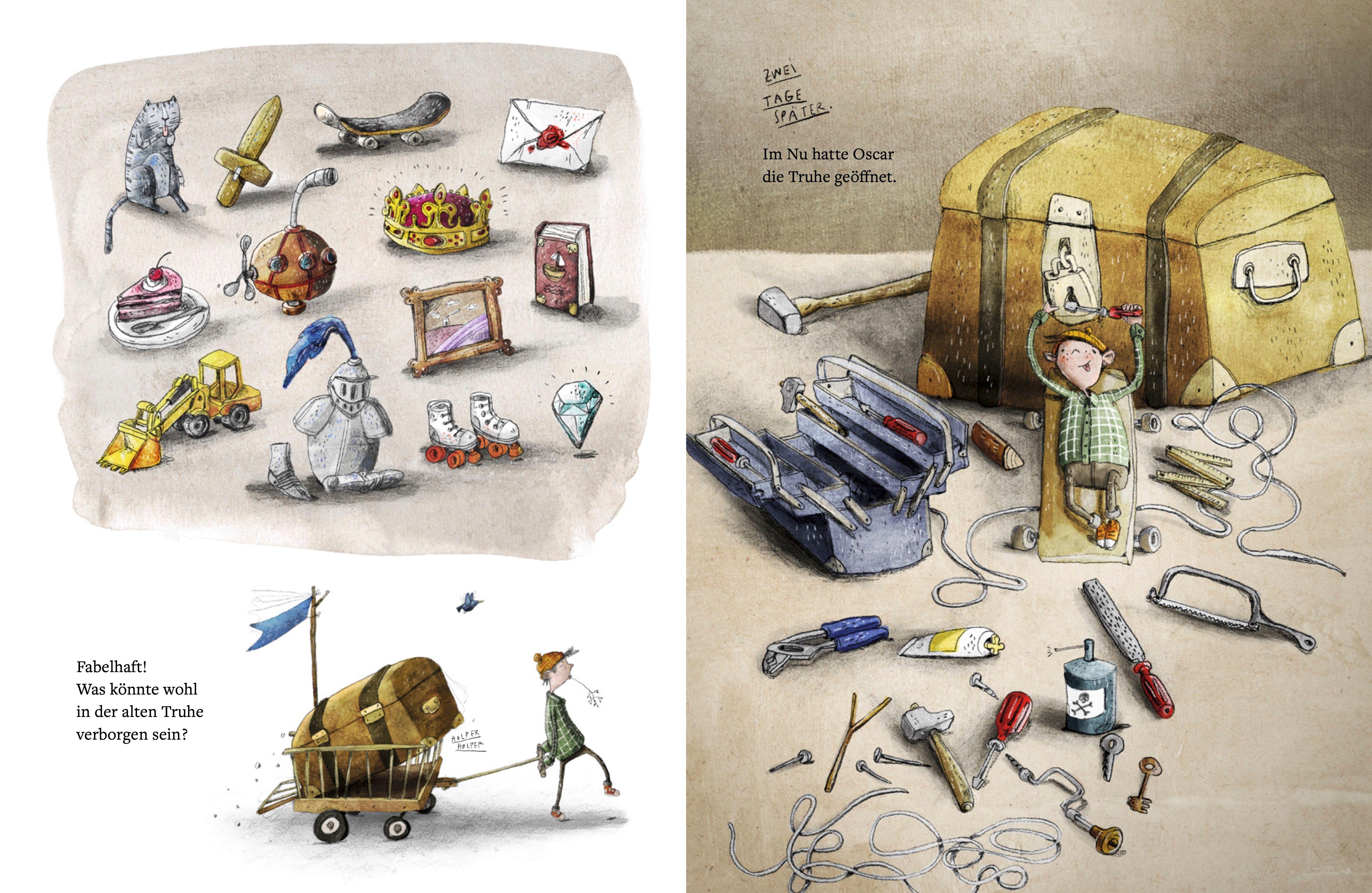 Beispielinhalt (Bild) Der Wortschatz: Bilderbuch-Bestseller über den spielerischen Umgang mit Sprache