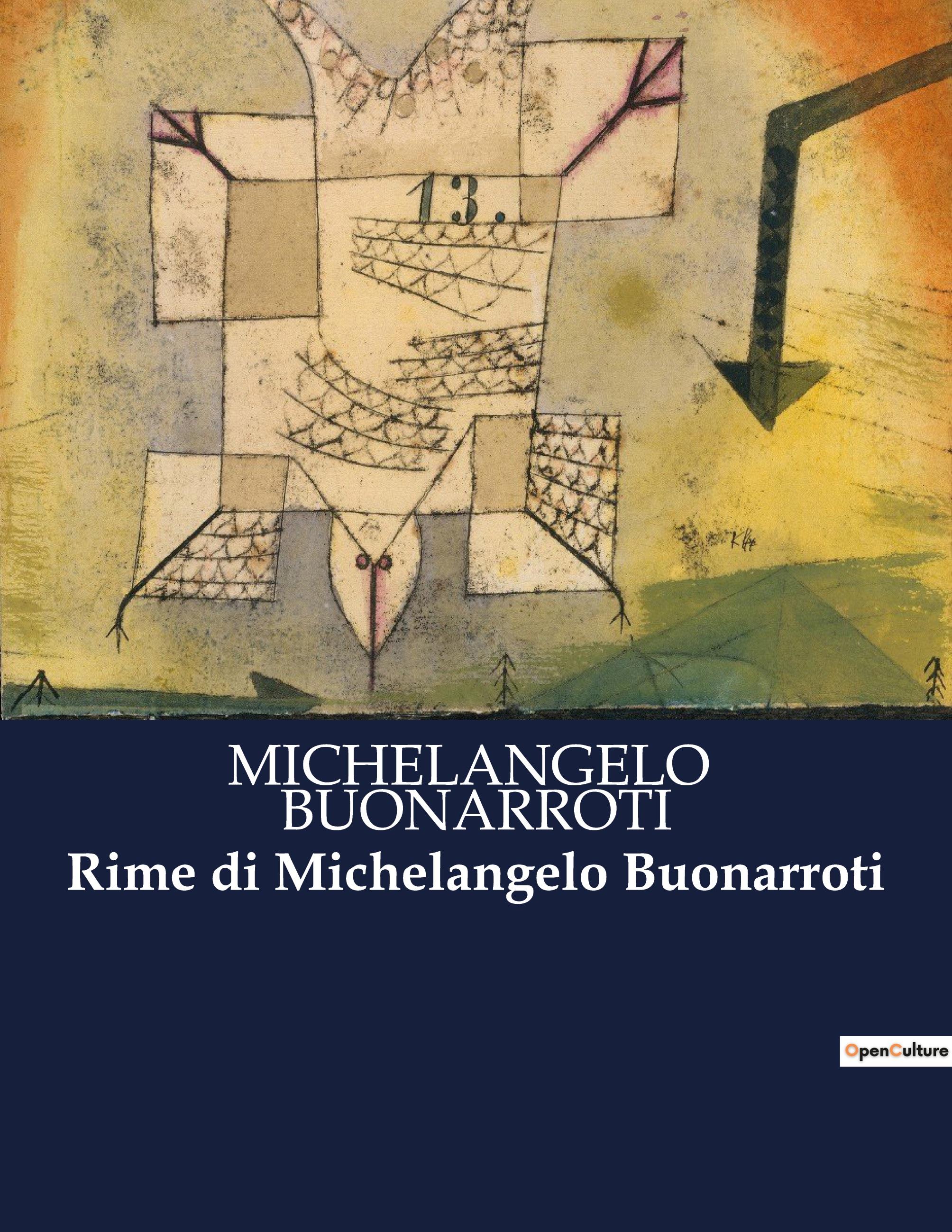 Vorderes Coverbild Rime di Michelangelo Buonarroti