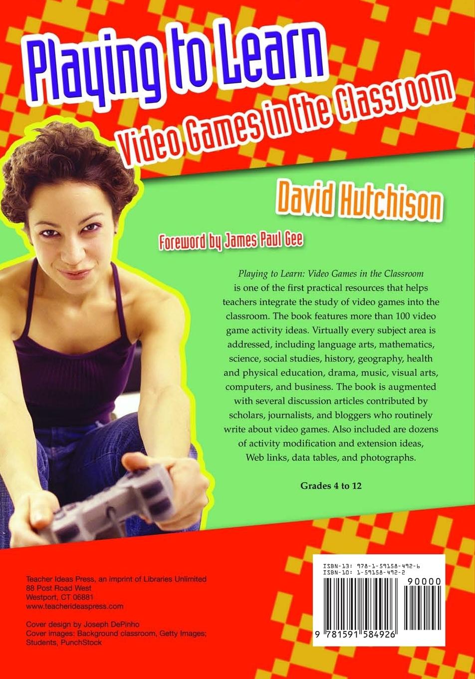 Rückseitencover Playing to Learn