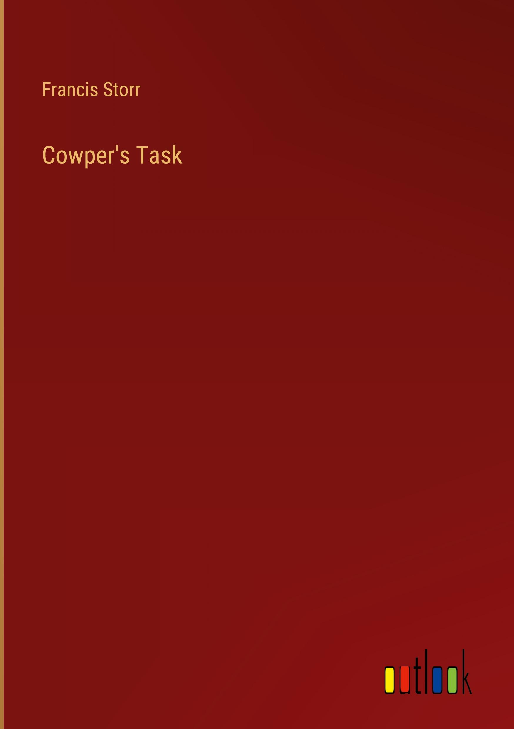 Vorderes Coverbild Cowper's Task