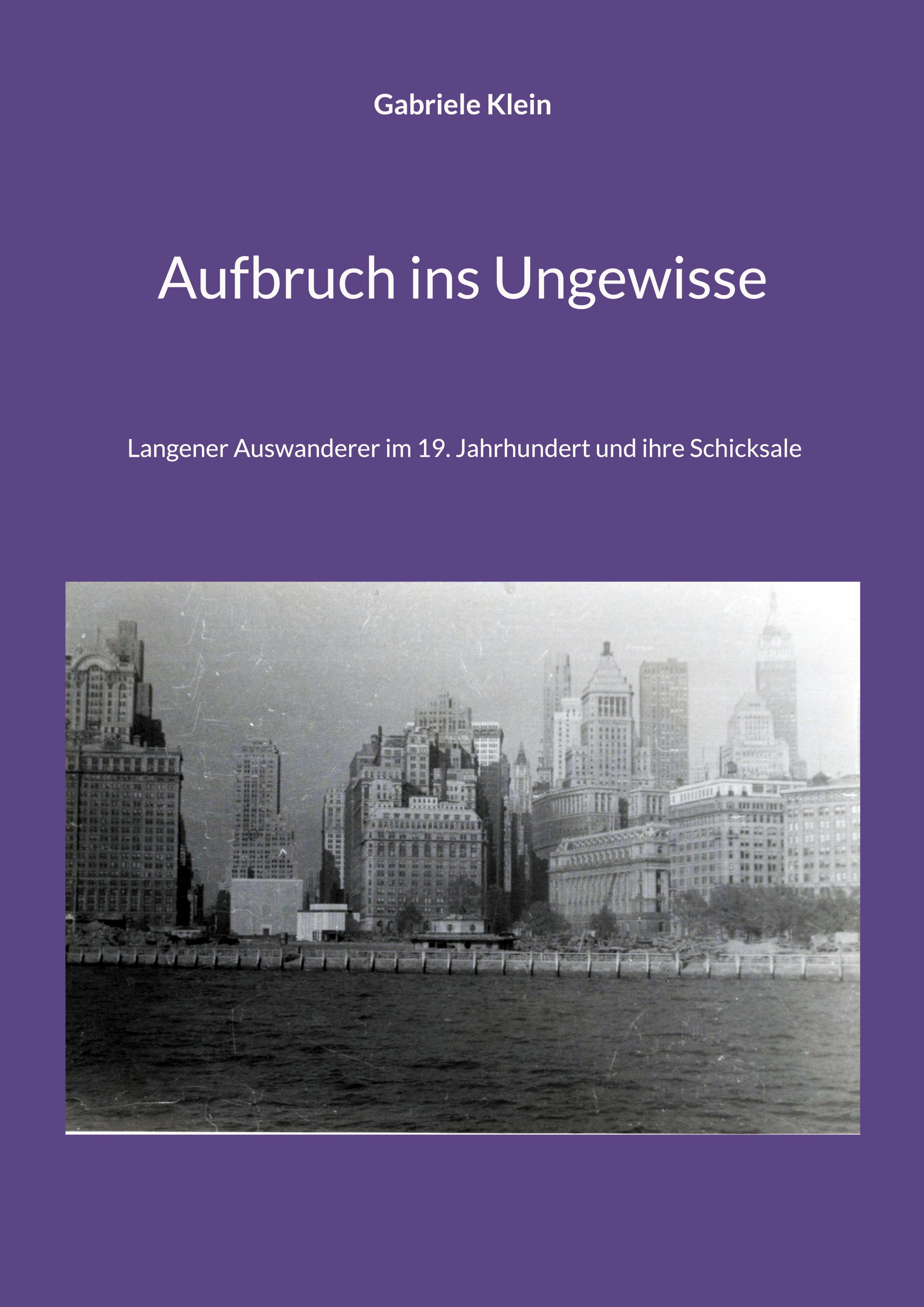 Vorderes Coverbild Aufbruch ins Ungewisse