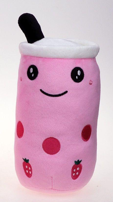 Vorderes Coverbild Bubble Tea Boba Plüsch rosa, 20cm