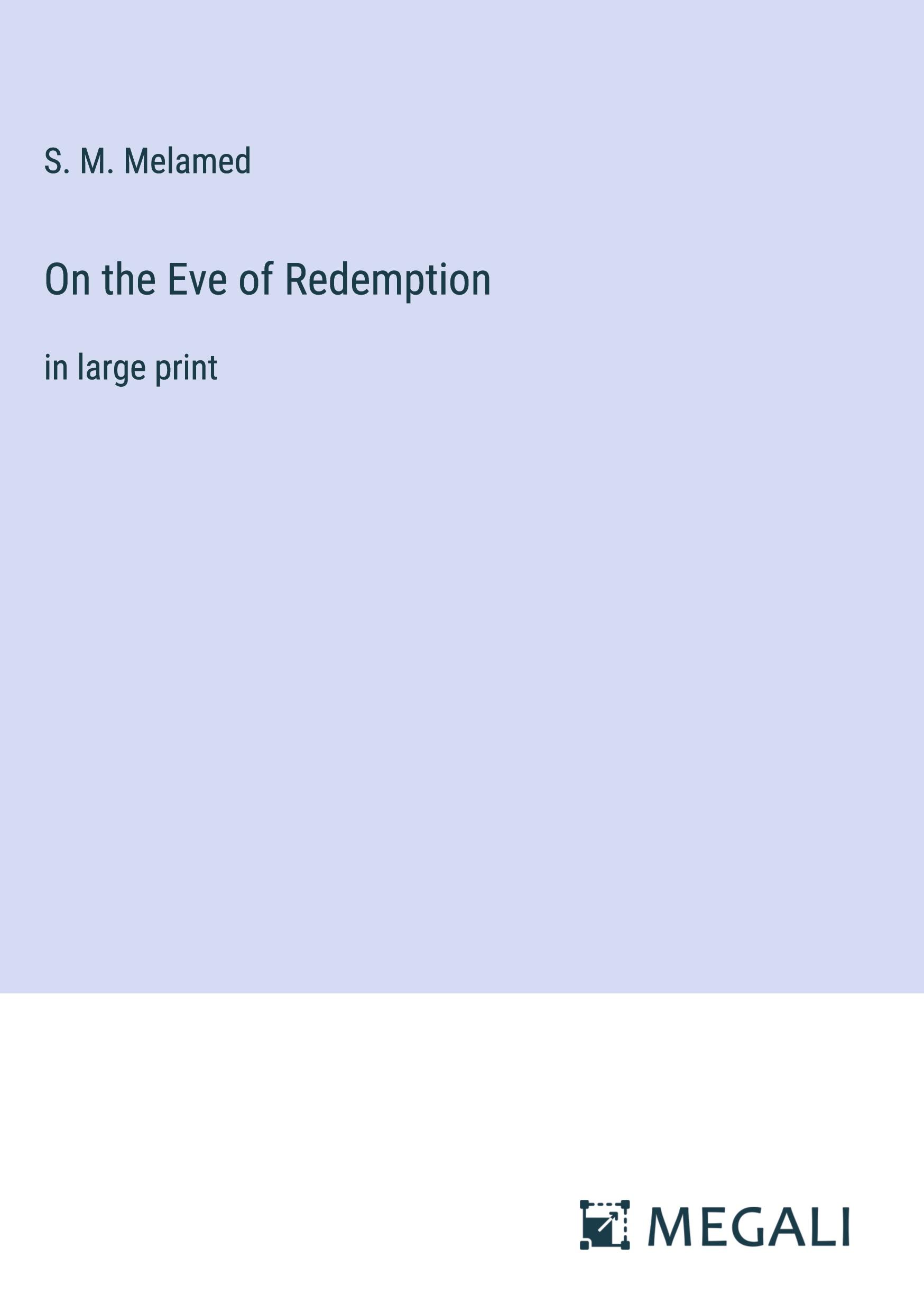 Vorderes Coverbild On the Eve of Redemption
