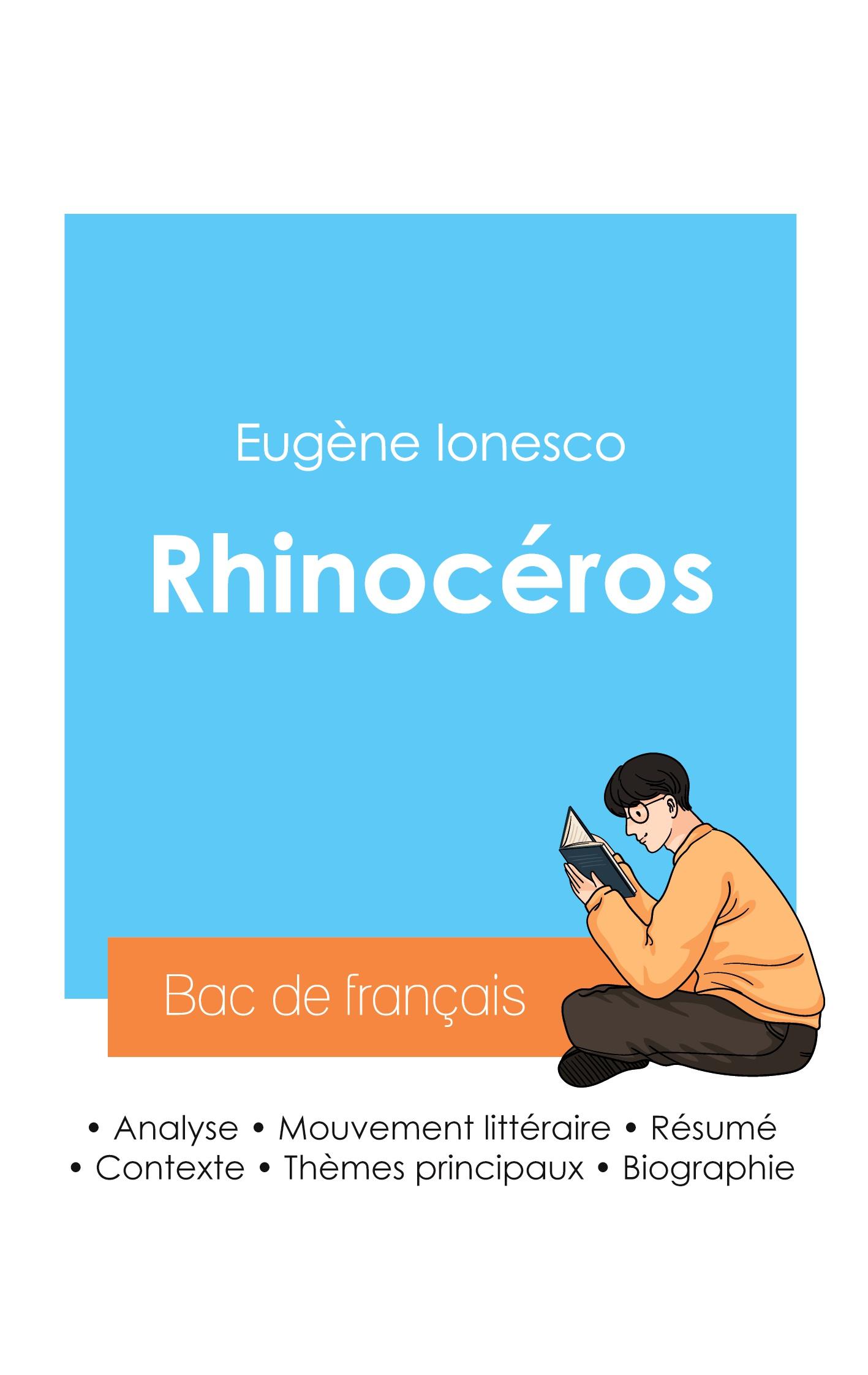 Vorderes Coverbild Réussir son Bac de français 2024: Analyse de la pièce Rhinocéros d'Eugène Ionesco