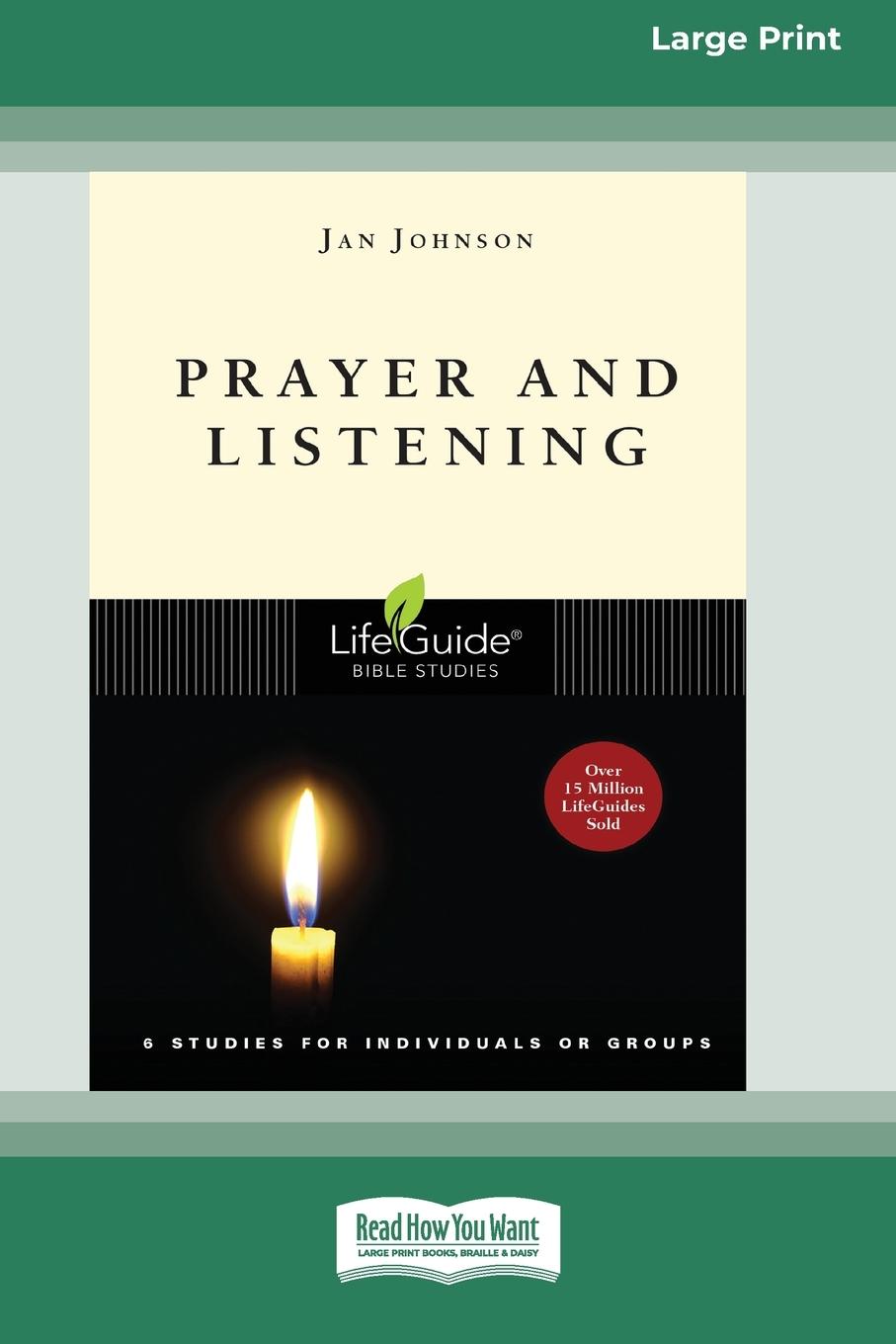 Vorderes Coverbild Prayer and Listening [Standard Large Print 16 Pt Edition]