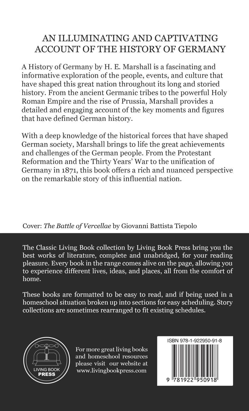 Rückseitencover A History of Germany - b&w