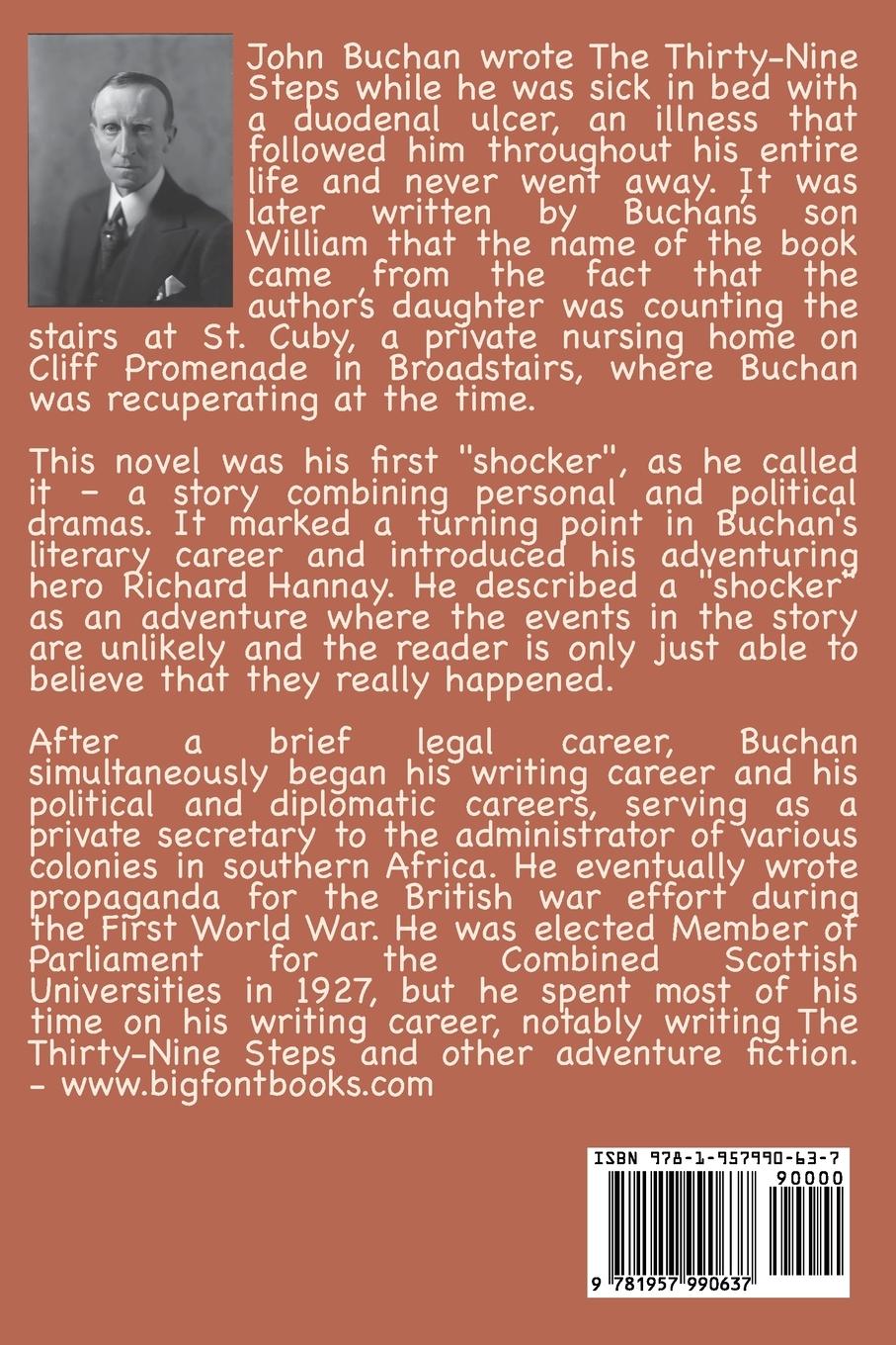 Rückseitencover The Thirty-Nine Steps