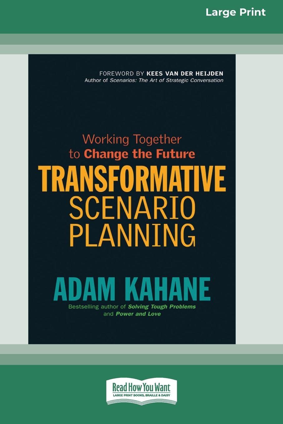 Vorderes Coverbild Transformative Scenario Planning