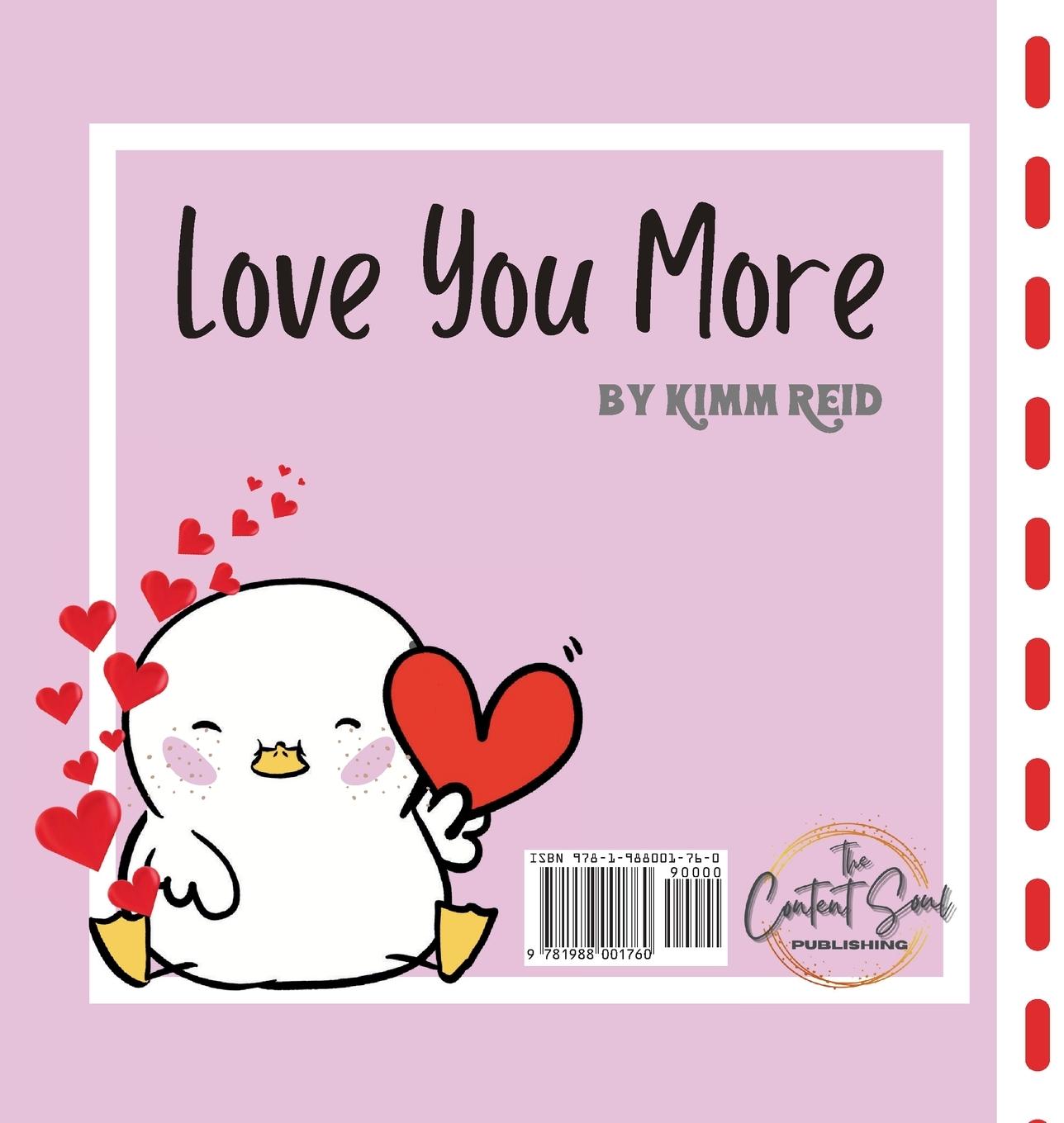 Rückseitencover I love you more than ...