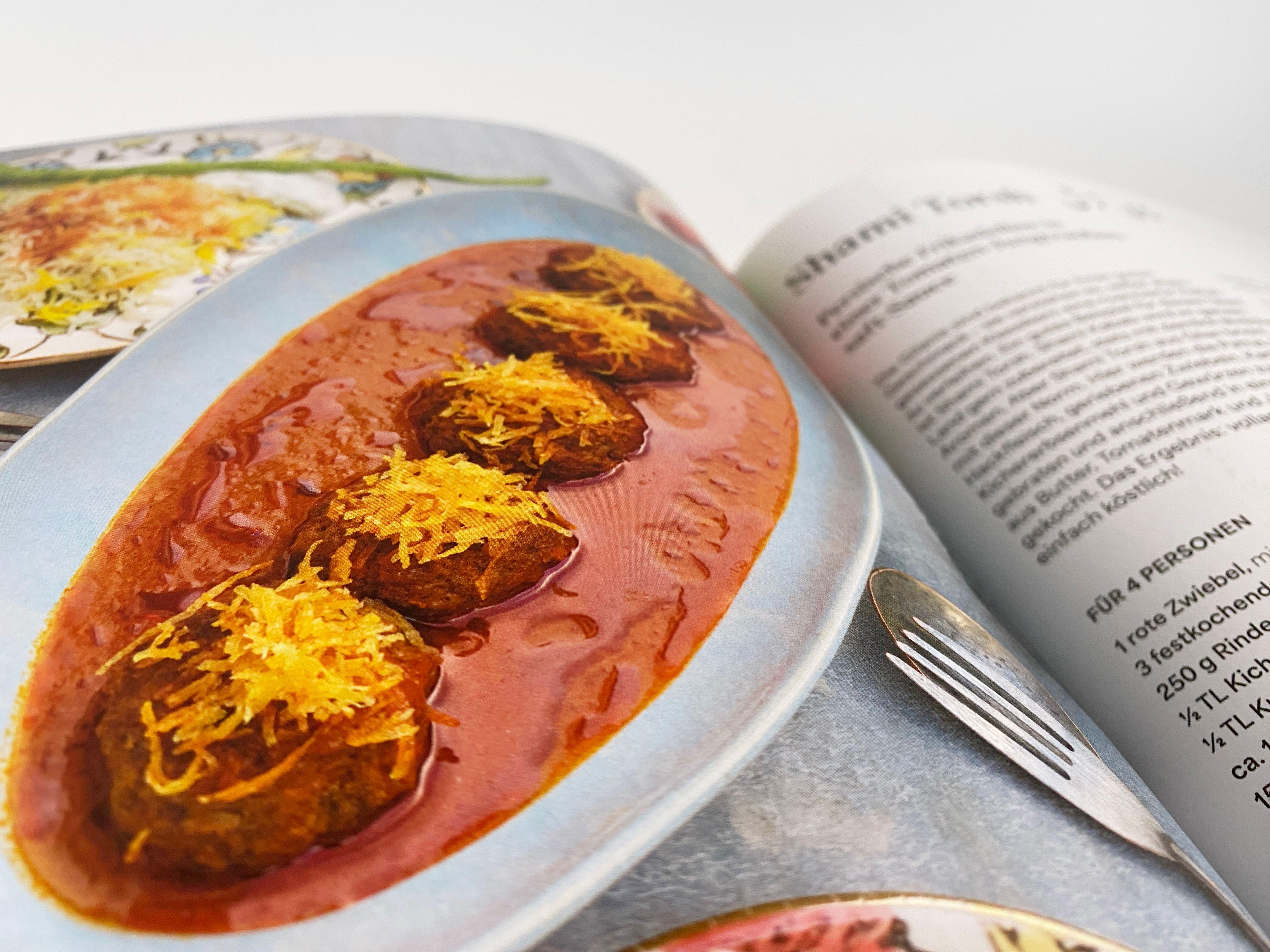 Beispielinhalt (Bild) Hier fließt die Liebe. Persische Küche