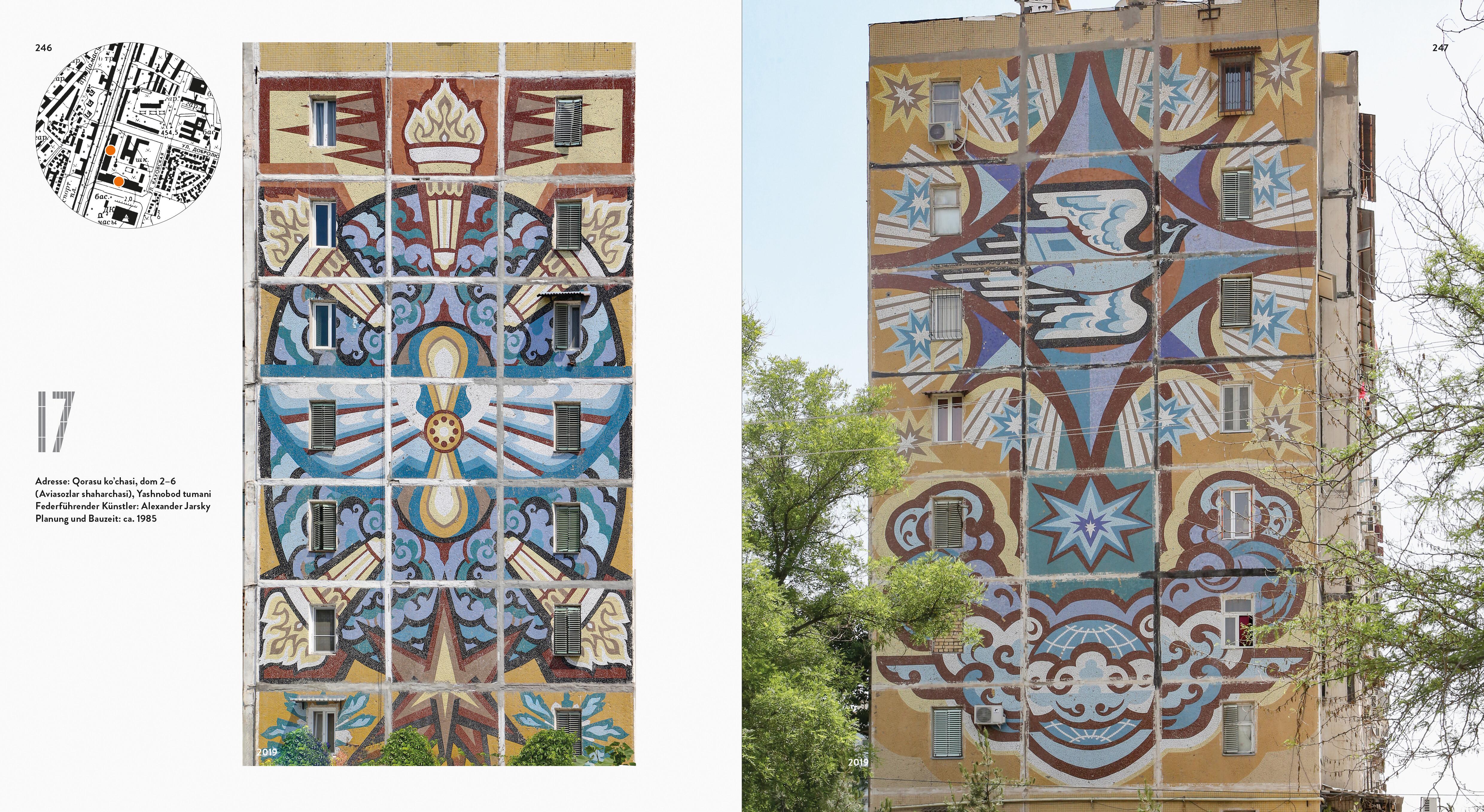 Beispielinhalt (Bild) Fassadenkunst im Plattenbau