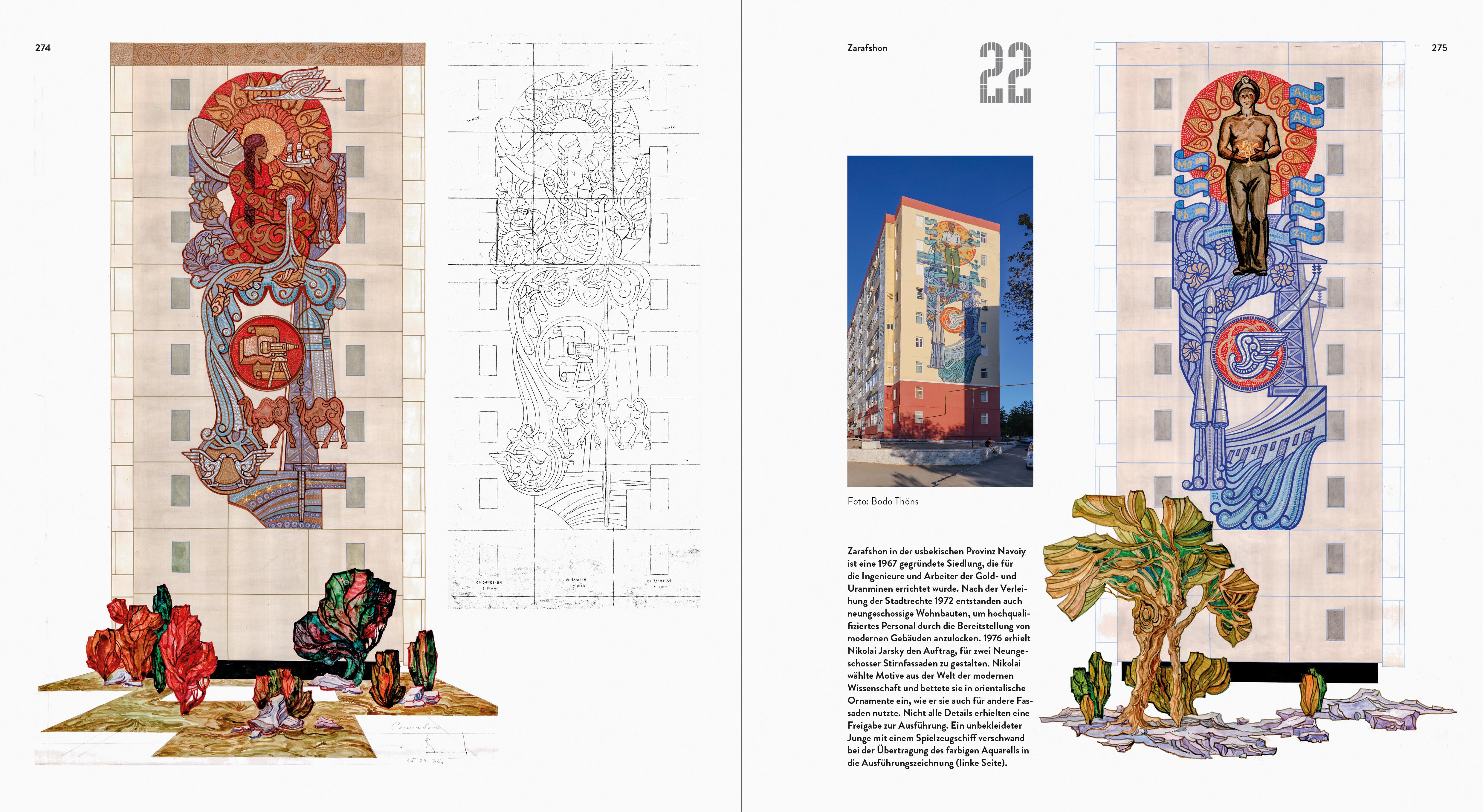 Beispielinhalt (Bild) Fassadenkunst im Plattenbau