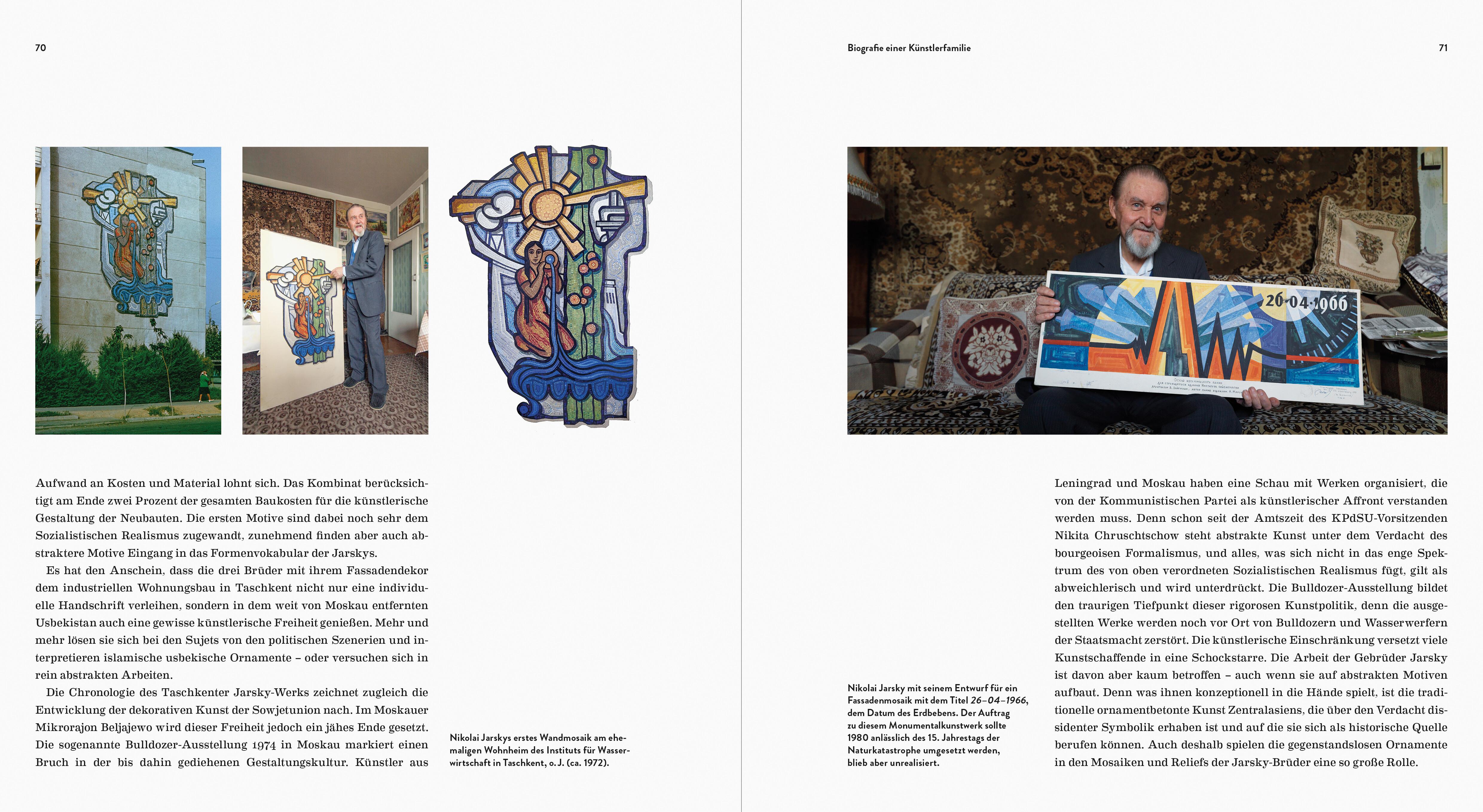 Beispielinhalt (Bild) Fassadenkunst im Plattenbau