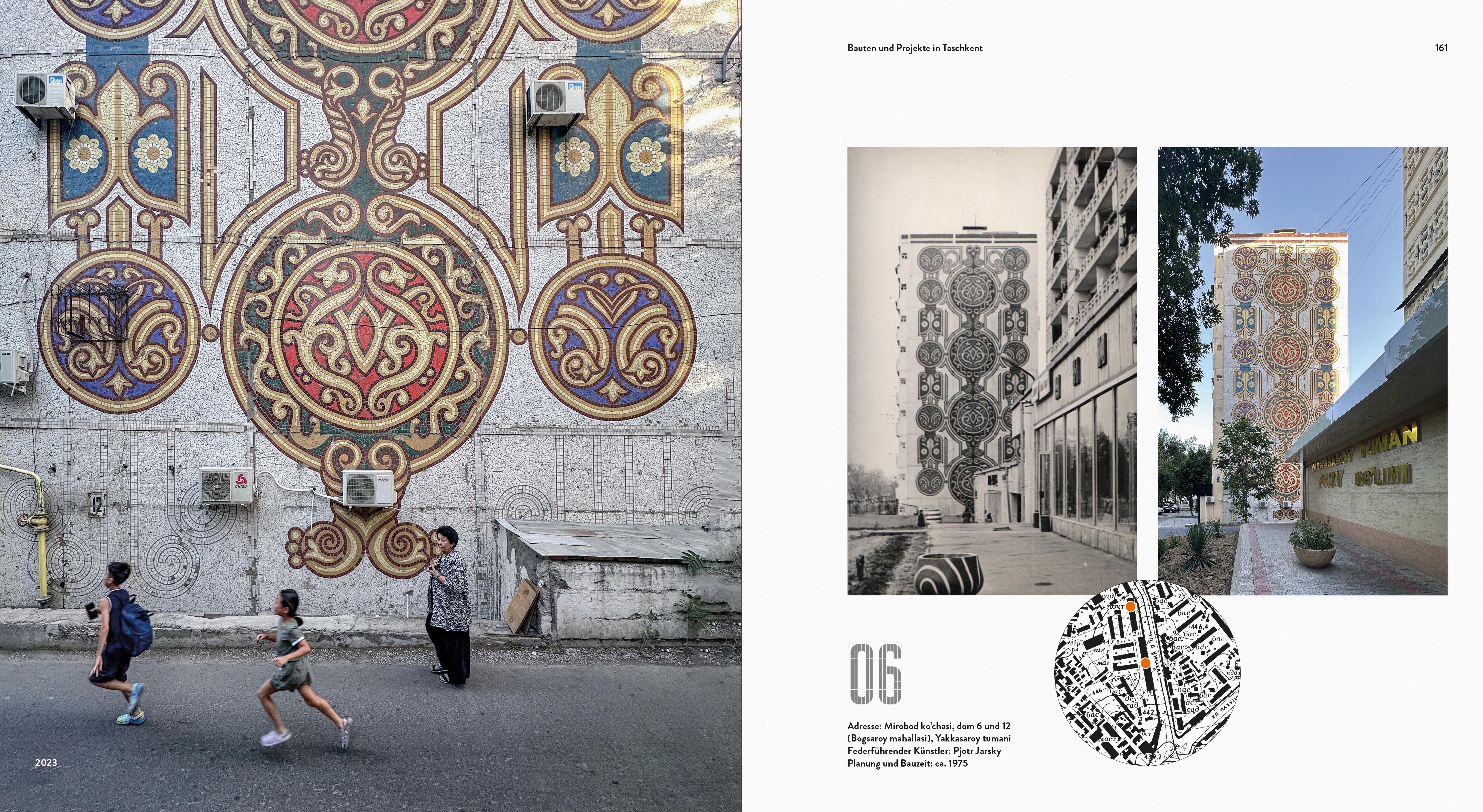 Beispielinhalt (Bild) Fassadenkunst im Plattenbau