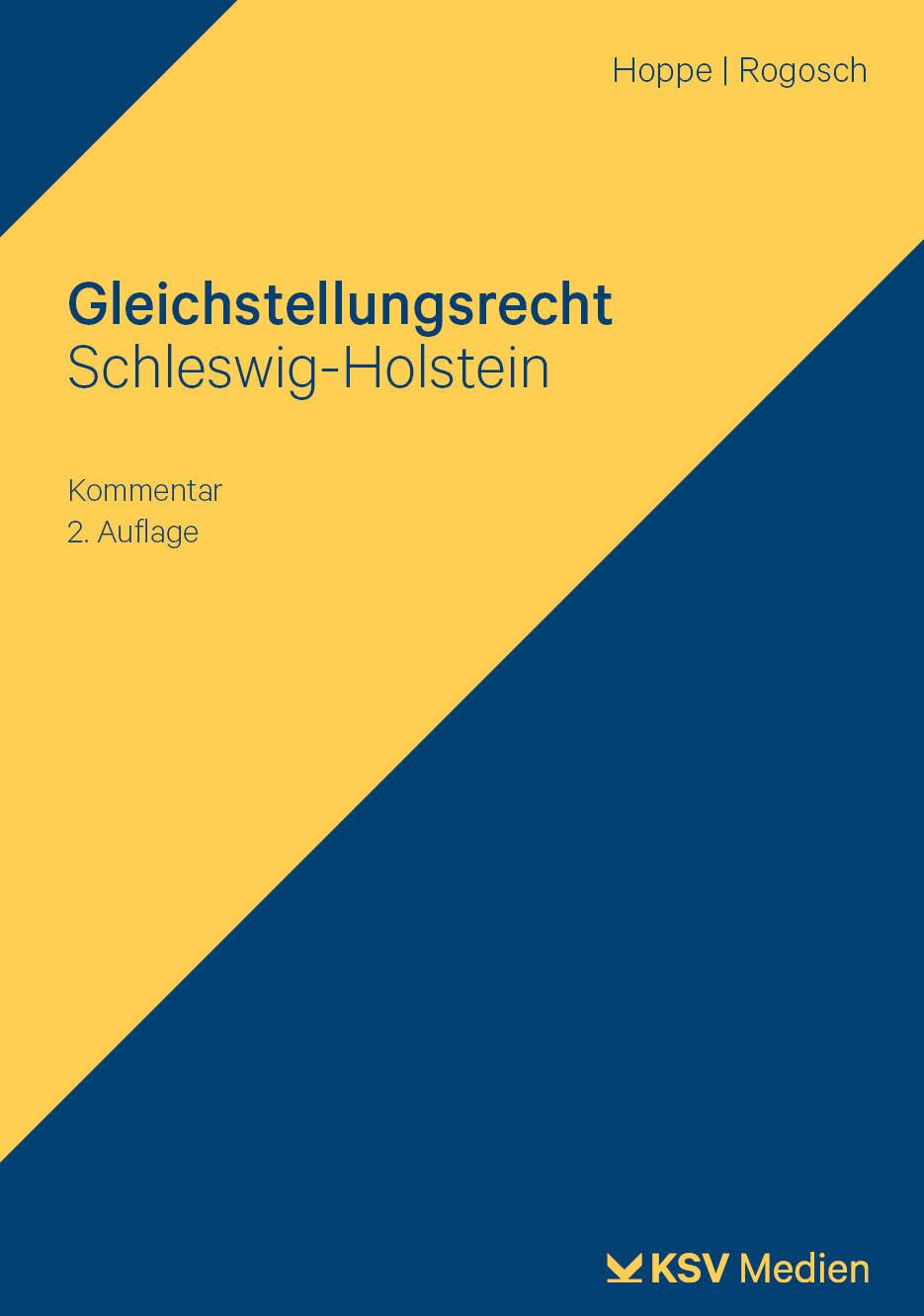 Vorderes Coverbild Gleichstellungsrecht Schleswig-Holstein
