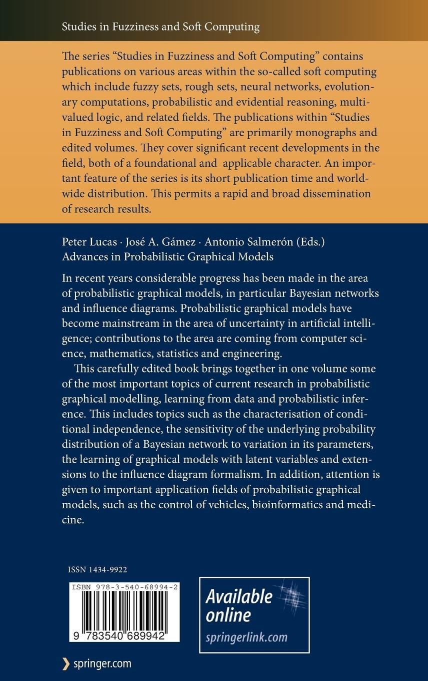 Rückseitencover Advances in Probabilistic Graphical Models