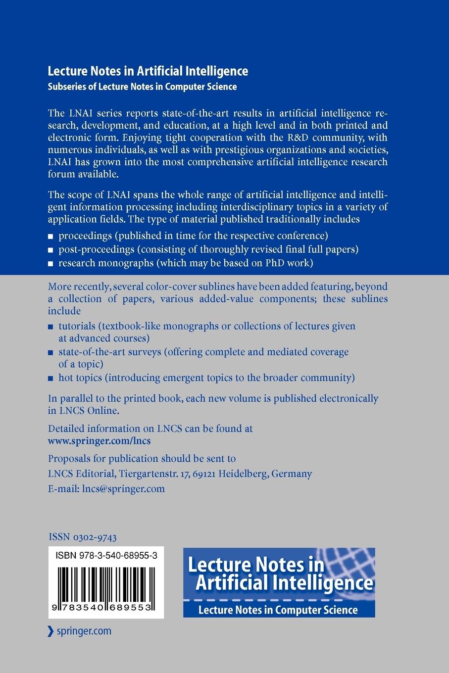 Rückseitencover Advances in Knowledge Acquisition and Management