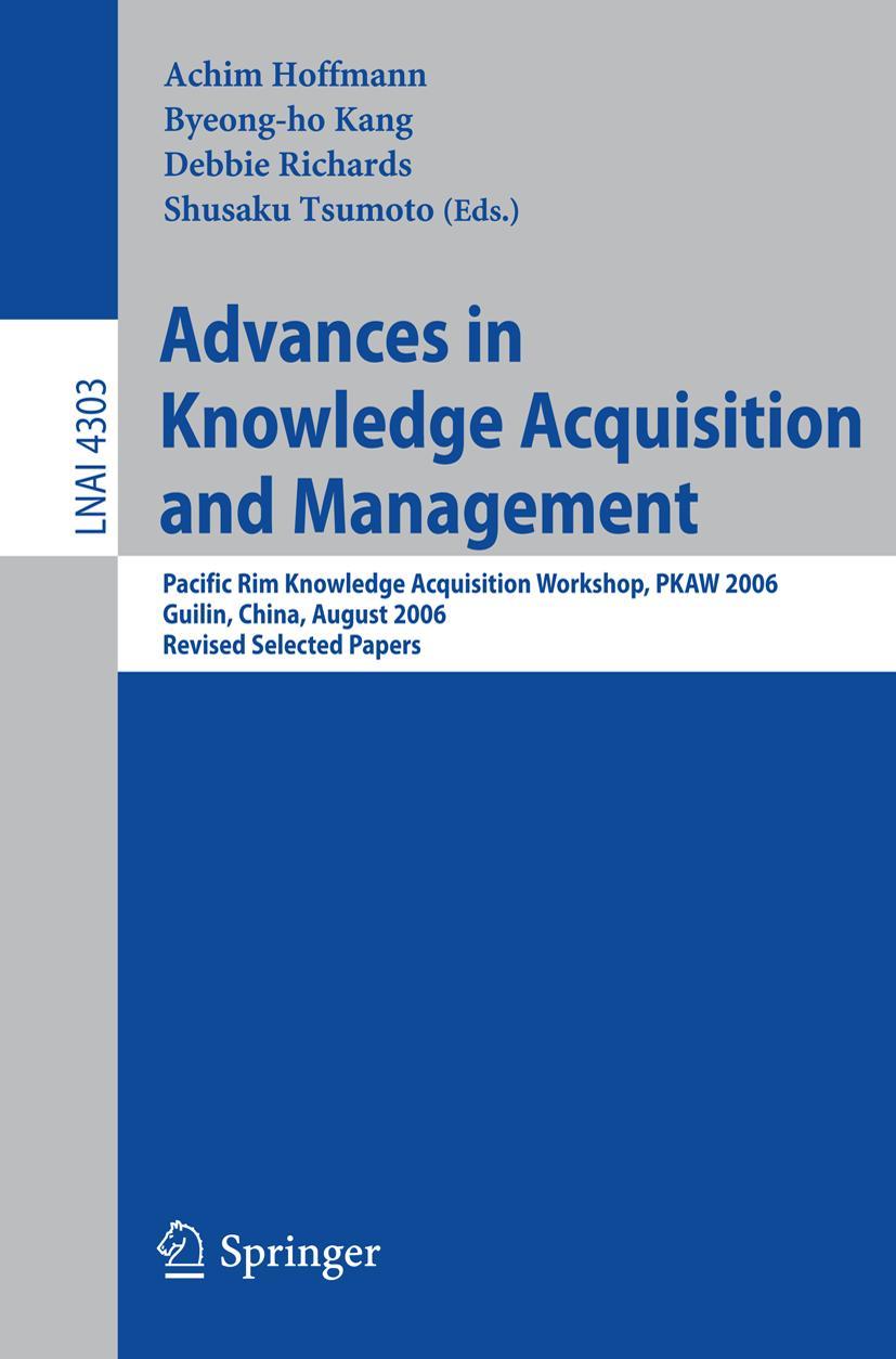 Vorderes Coverbild Advances in Knowledge Acquisition and Management