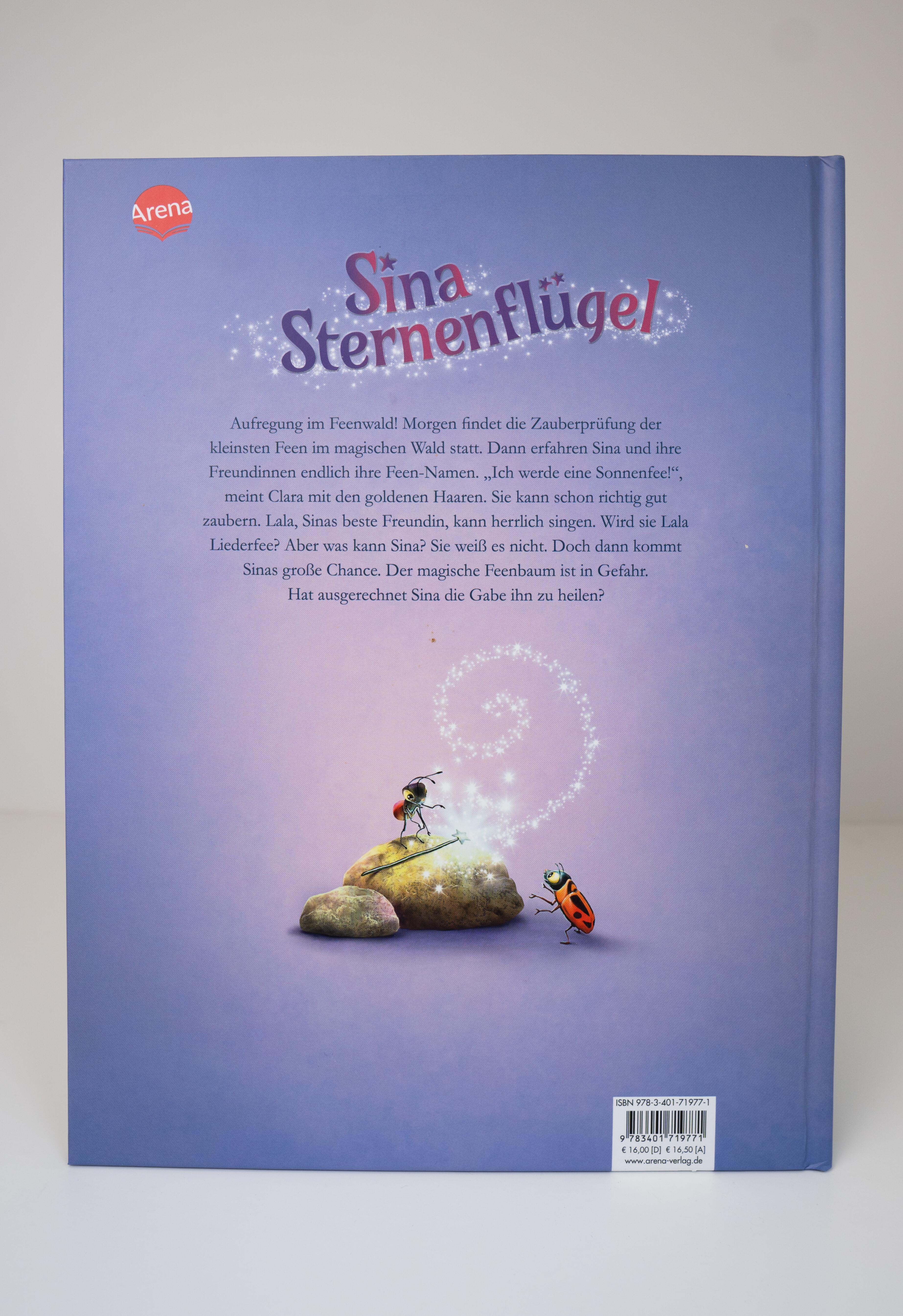 Rückseitencover Sina Sternenflügel (1). Das Geheimnis der kleinen Waldfee