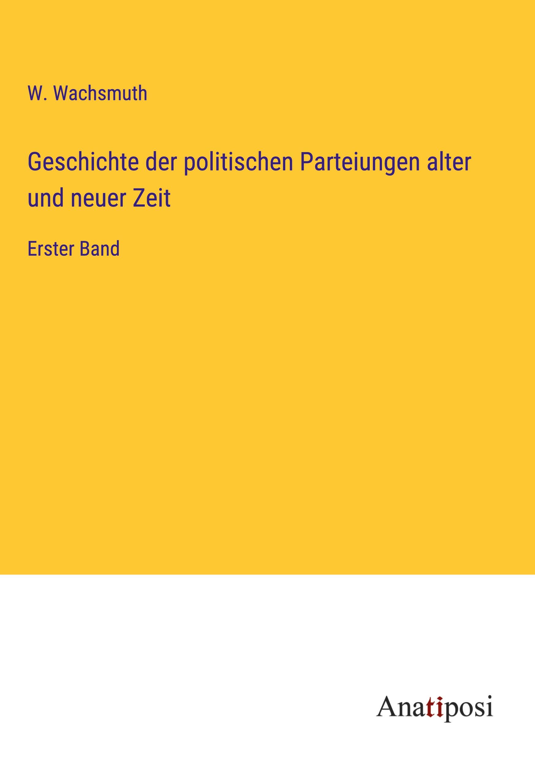 Vorderes Coverbild Geschichte der politischen Parteiungen alter und neuer Zeit