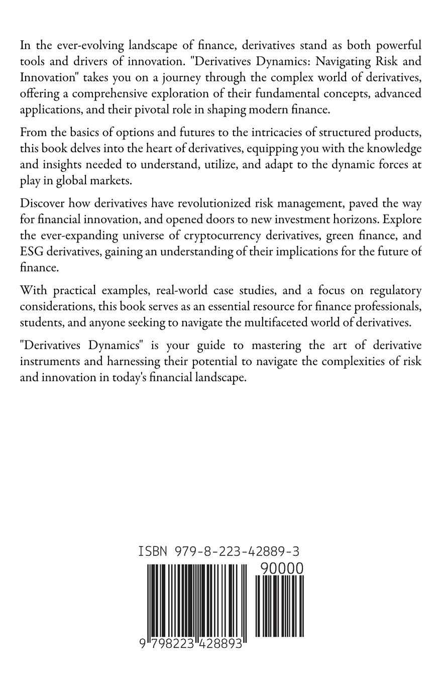 Rückseitencover Derivatives Dynamics