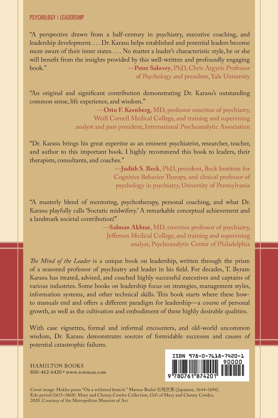 Rückseitencover Mind of the Leader