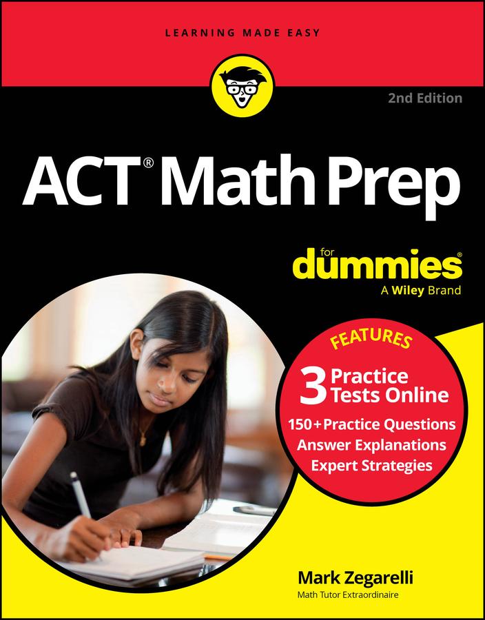 Vorderes Coverbild ACT Math Prep for Dummies