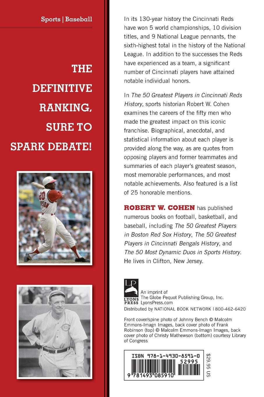 Rückseitencover The 50 Greatest Players in Cincinnati Reds History