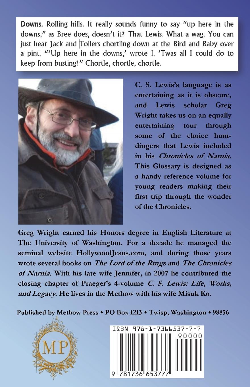 Rückseitencover A Narnia Glossary of Obscure Terms