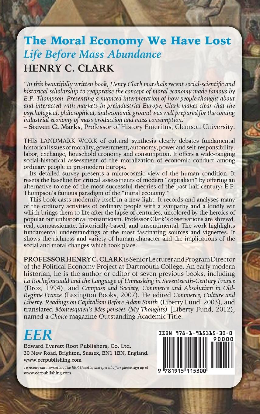 Rückseitencover The Moral Economy We Have Lost