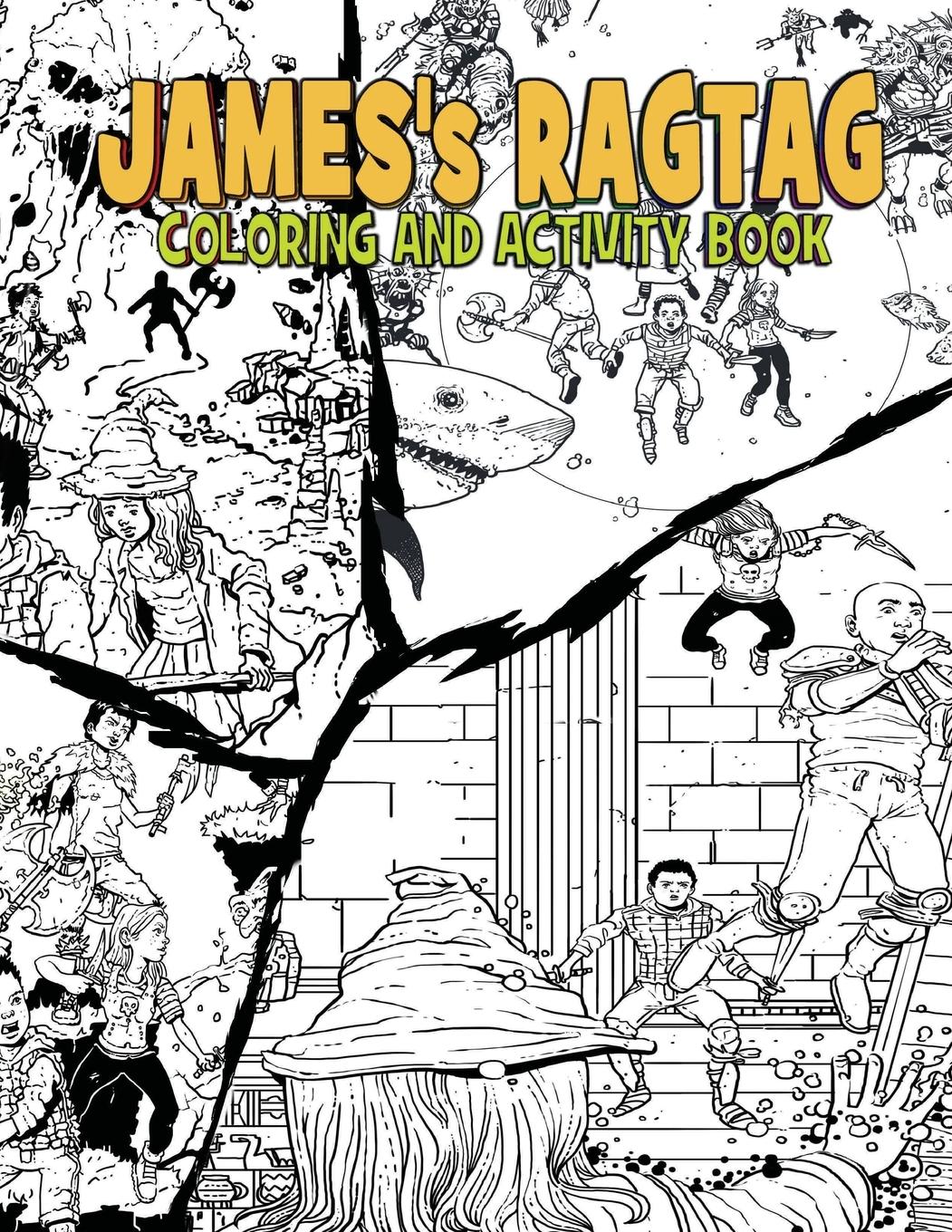 Vorderes Coverbild James's Ragtag Coloring and Activity Book