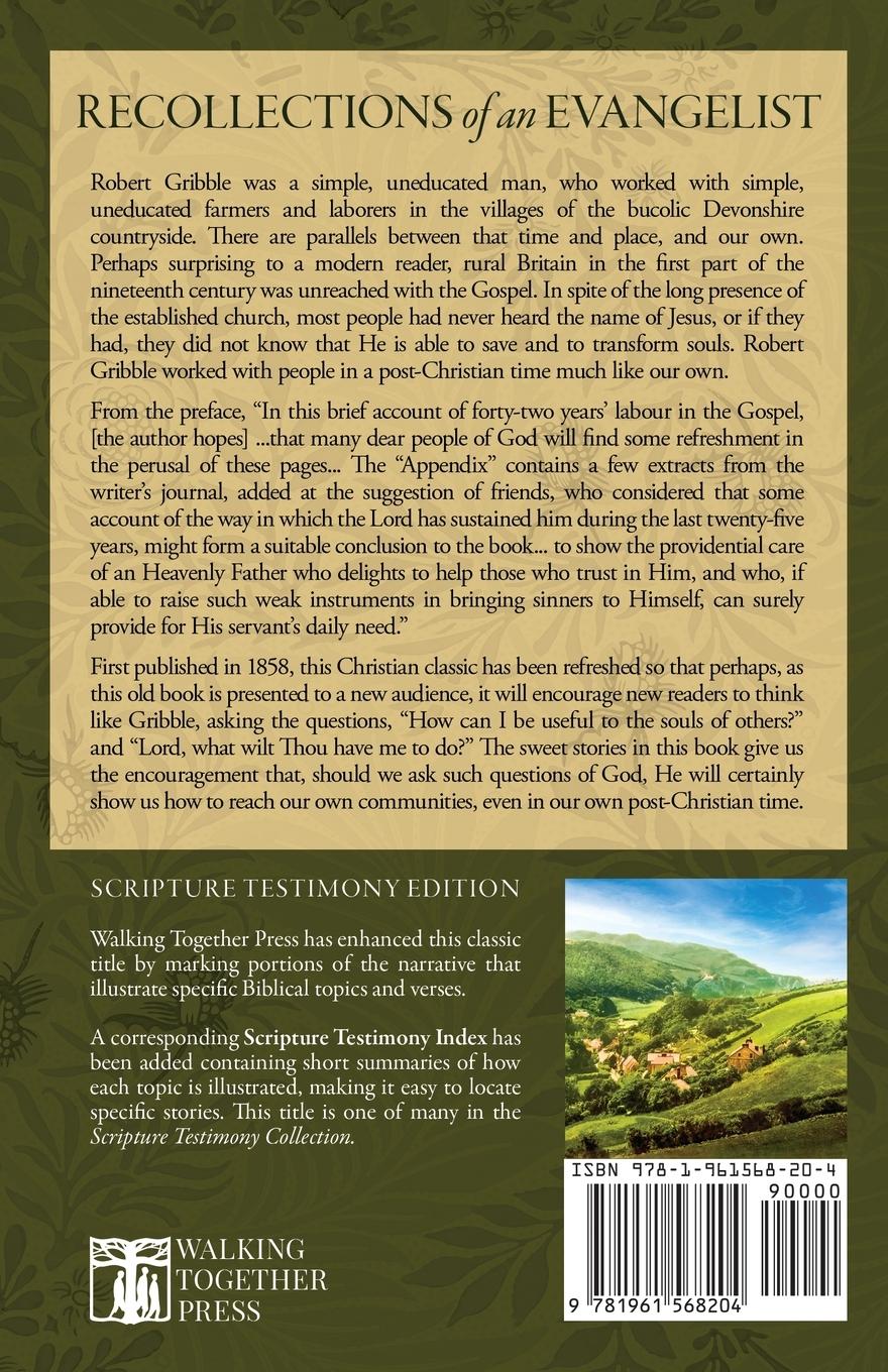 Rückseitencover Recollections of an Evangelist