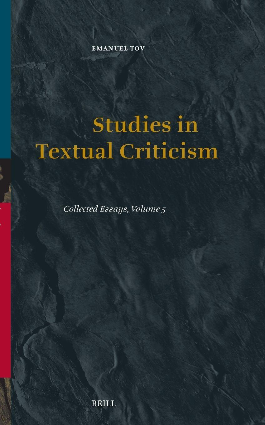 Vorderes Coverbild Studies in Textual Criticism