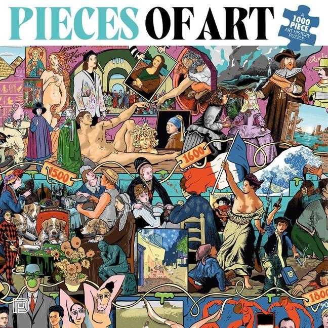 Vorderes Coverbild Pieces of Art: A 1000 Piece Art History Puzzle