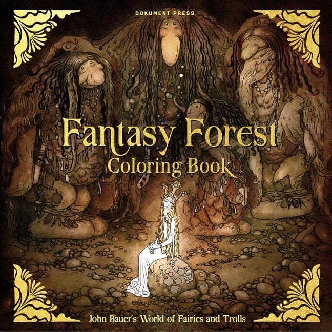 Vorderes Coverbild Fantasy Forest Coloring Book