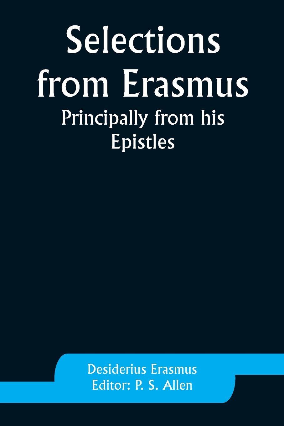 Vorderes Coverbild Selections from Erasmus