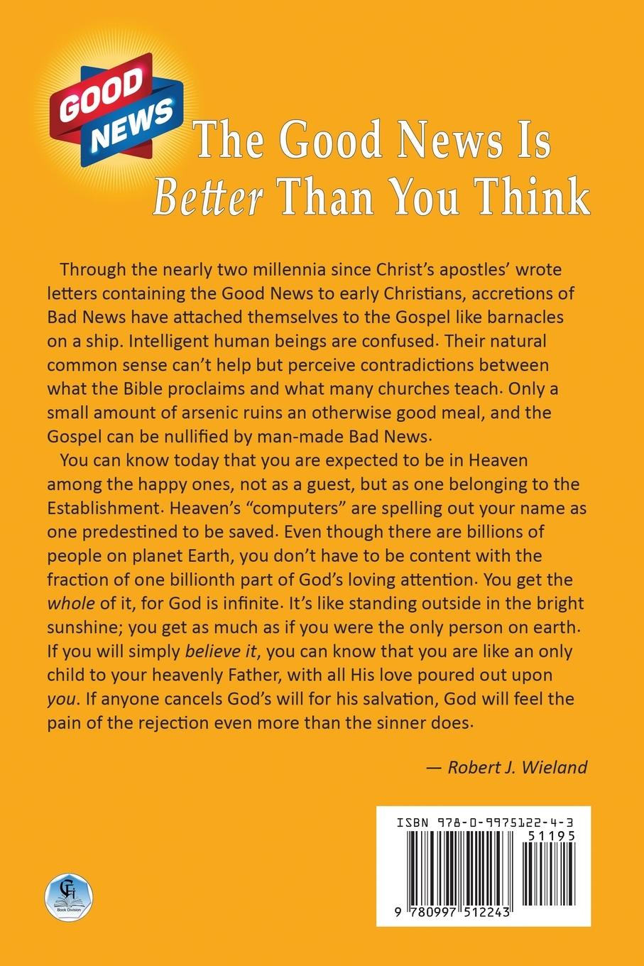 Rückseitencover The Good News Is Better Than You Think