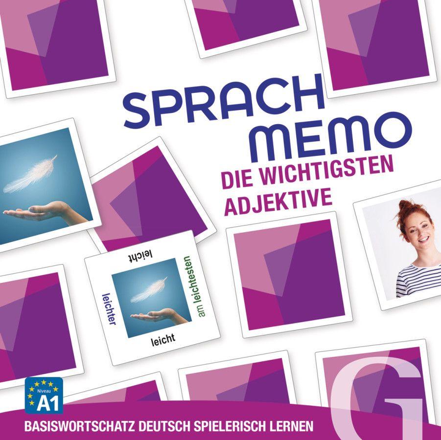 Vorderes Coverbild SPRACHMEMO Die wichtigsten Adjektive