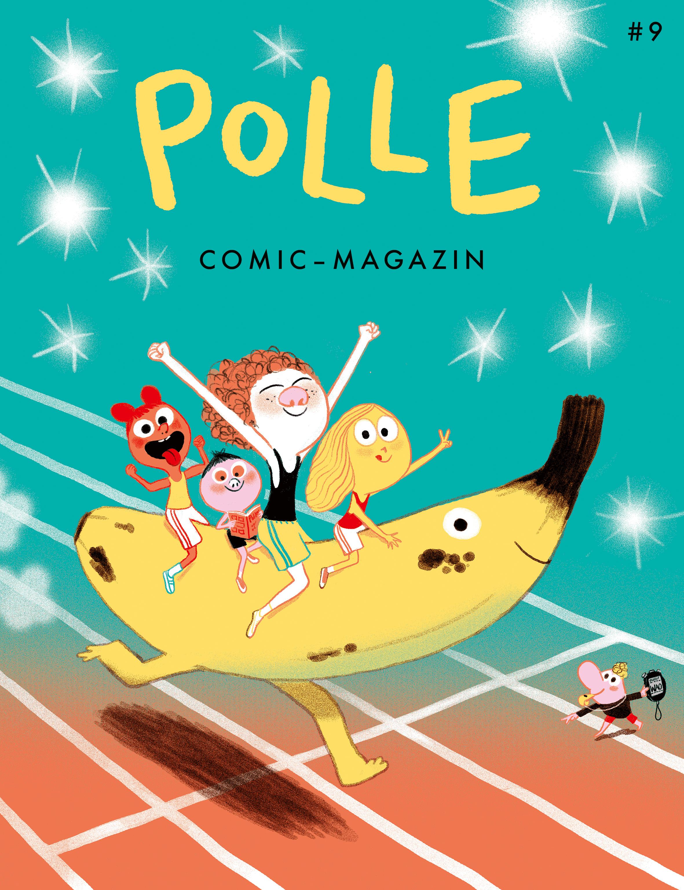 Vorderes Coverbild POLLE #9: Kindercomic-Magazin