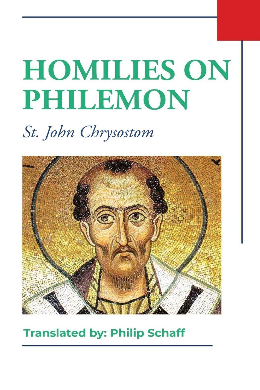 Vorderes Coverbild Homilies on Philemon