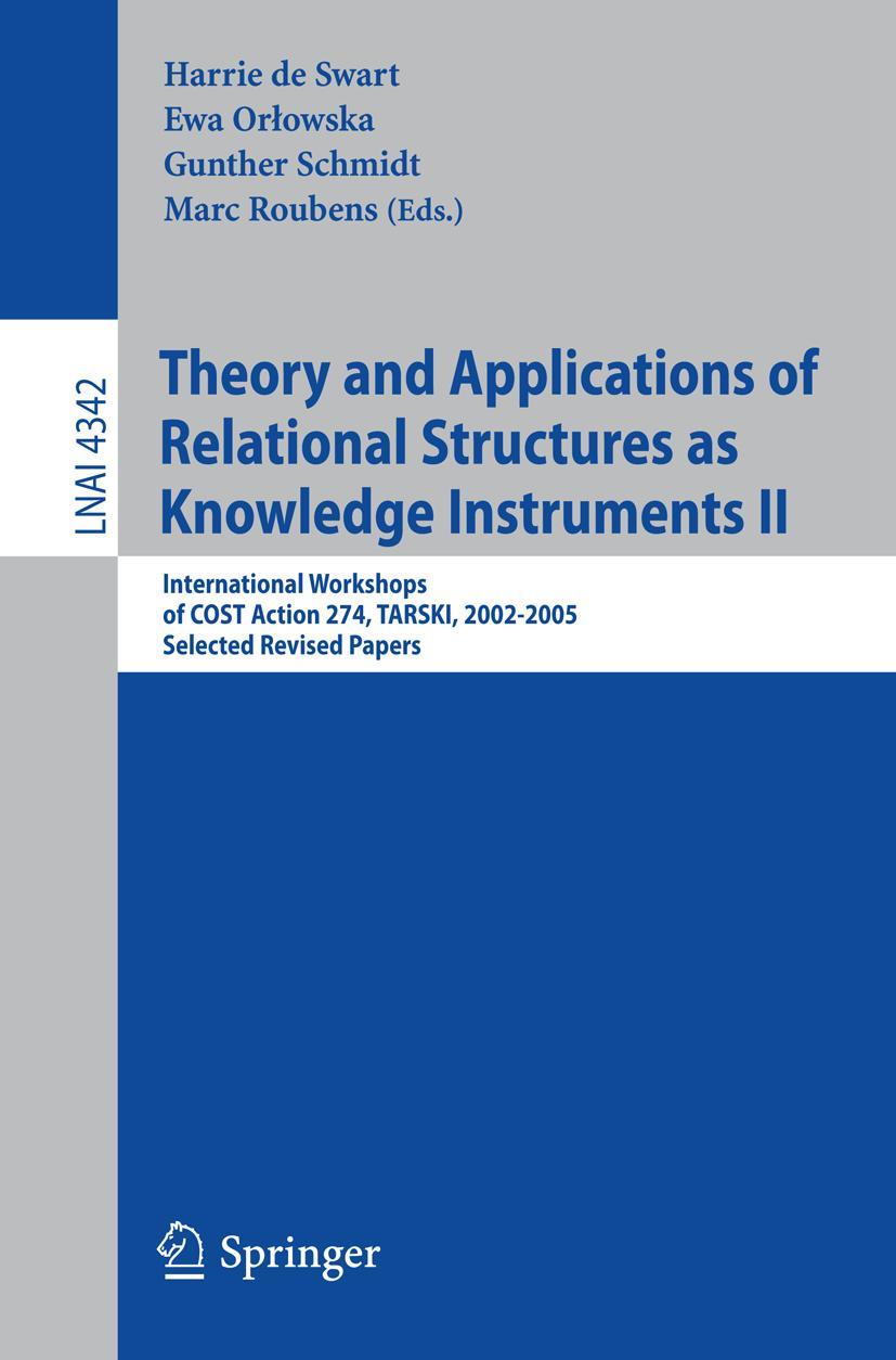 Vorderes Coverbild Theory and Applications of Relational Structures as Knowledge Instruments II