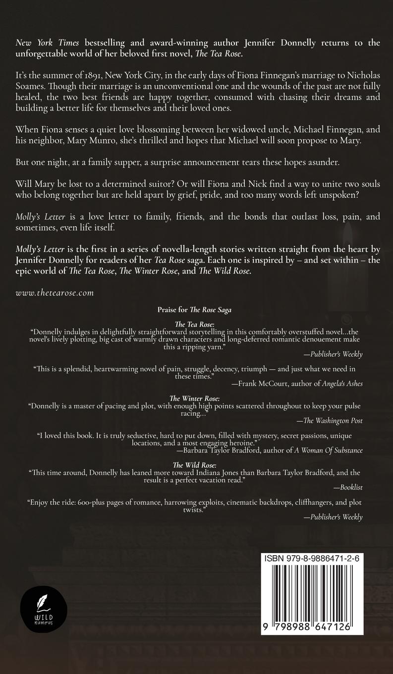 Rückseitencover Molly's Letter (A Tea Rose Story)