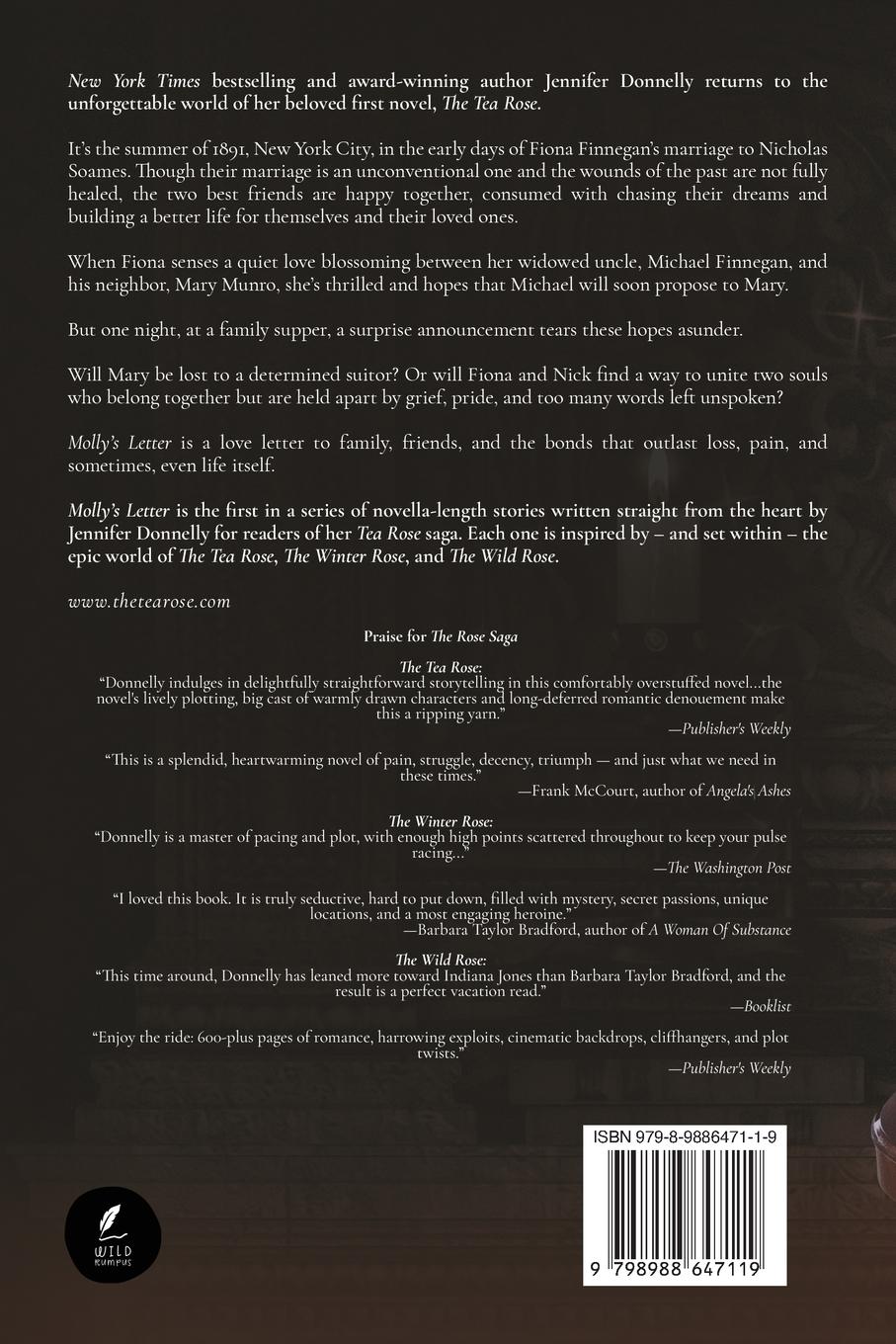 Rückseitencover Molly's Letter (A Tea Rose Story)