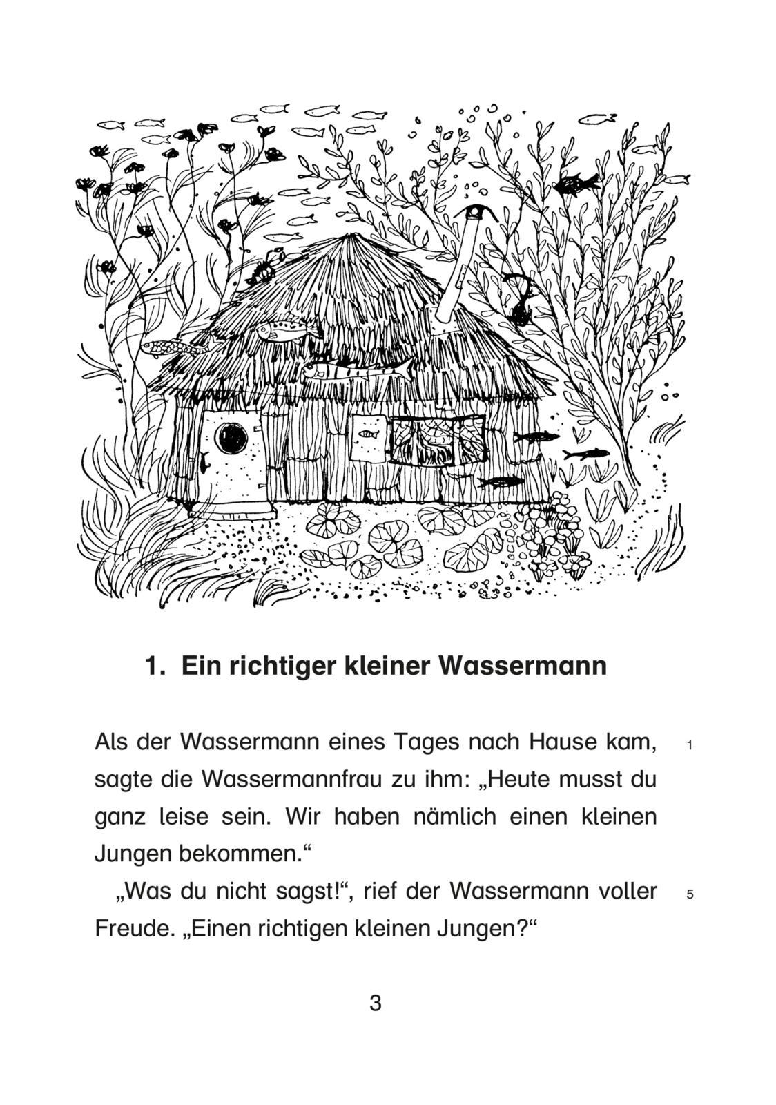 Beispielinhalt (Bild) Der kleine Wassermann. Schulausgabe