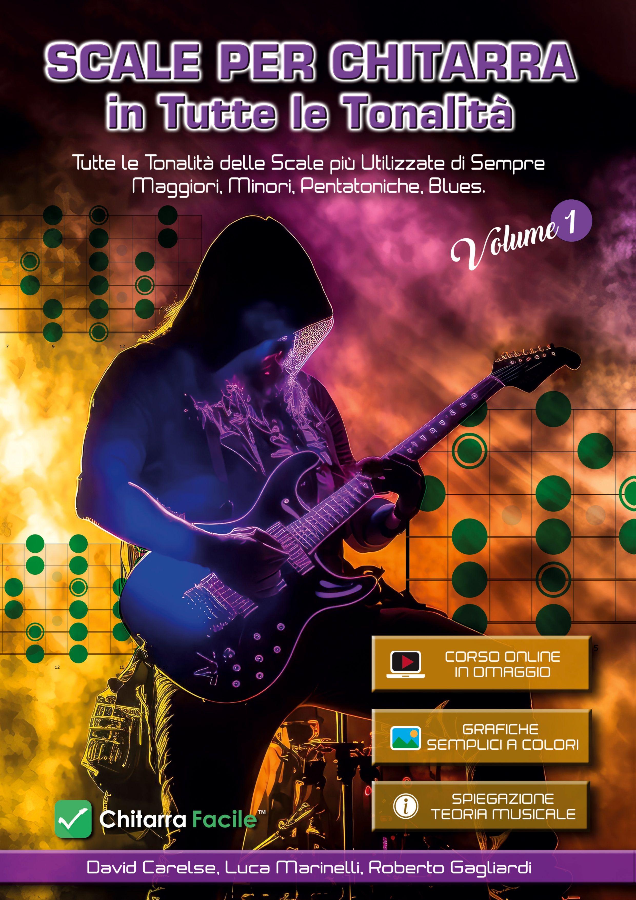 Vorderes Coverbild Scale per Chitarra in Tutte le Tonalità - Il Primo Libro delle Scale