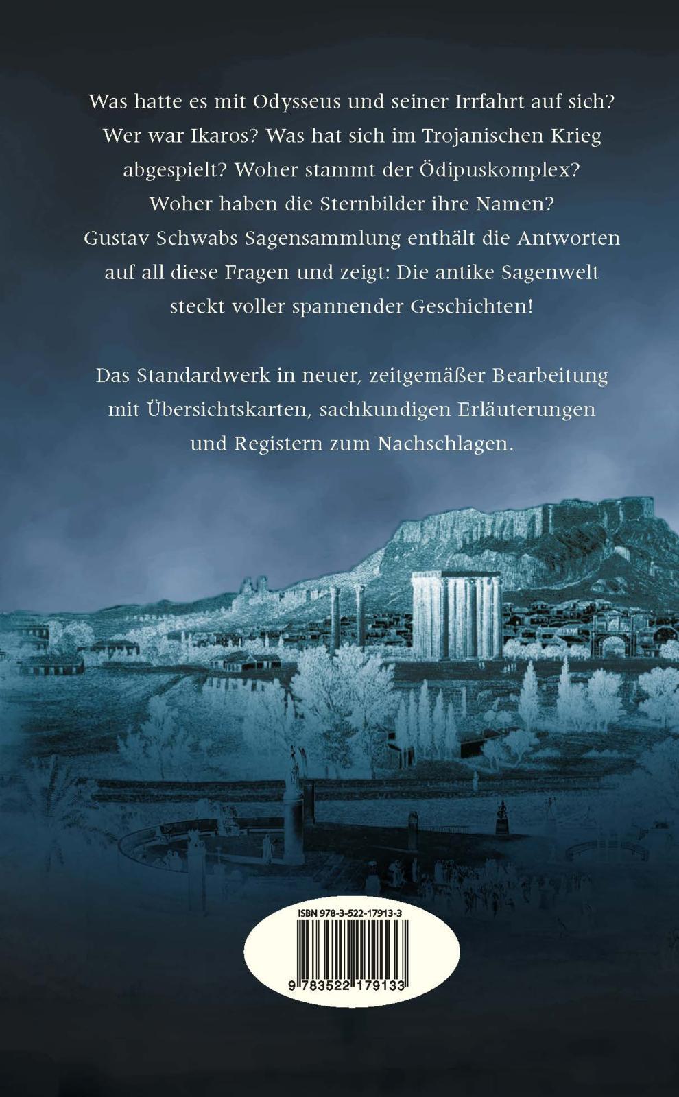 Rückseitencover Sagen des klassischen Altertums