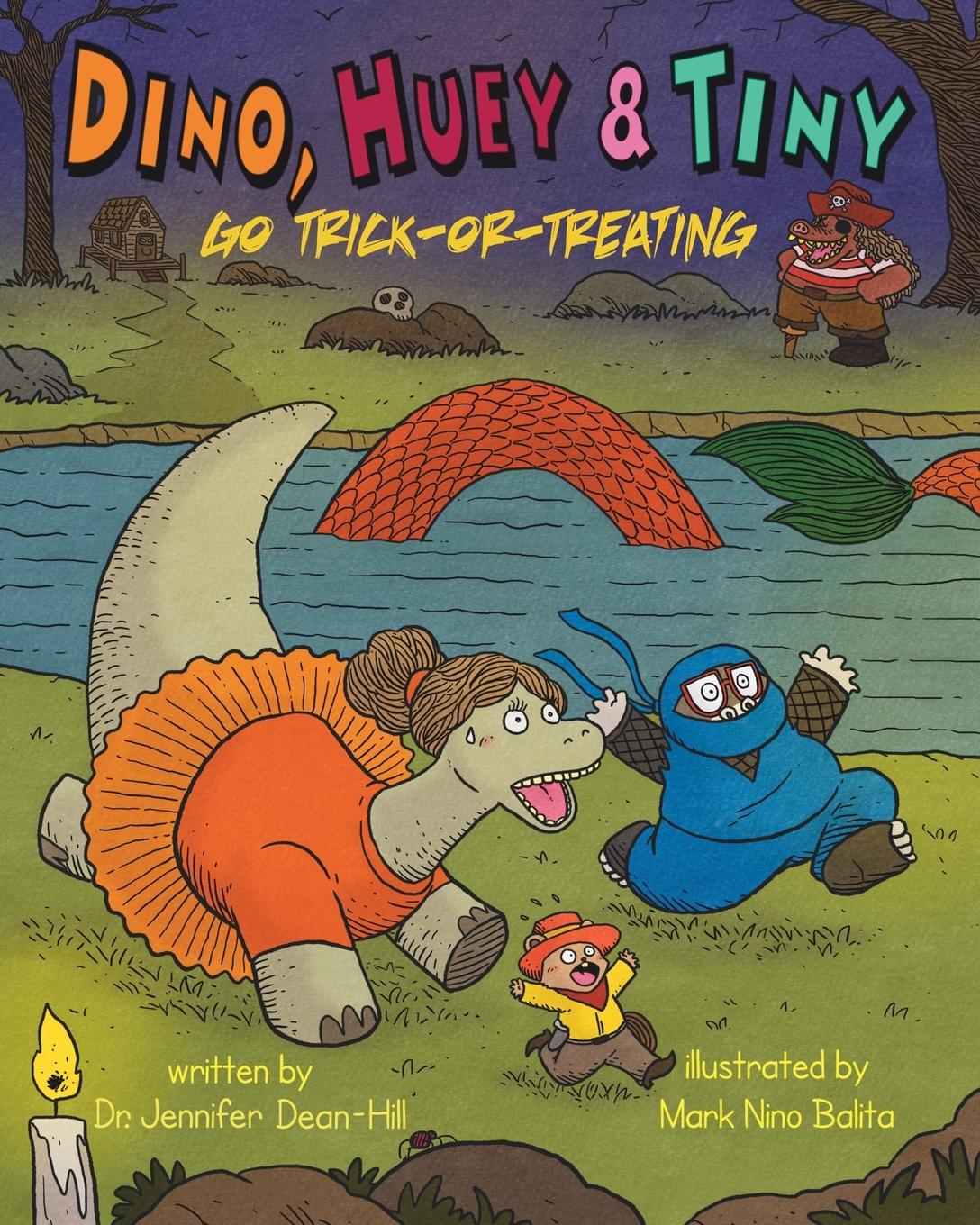 Vorderes Coverbild Dino, Huey & Tiny Go Trick-or-Treating