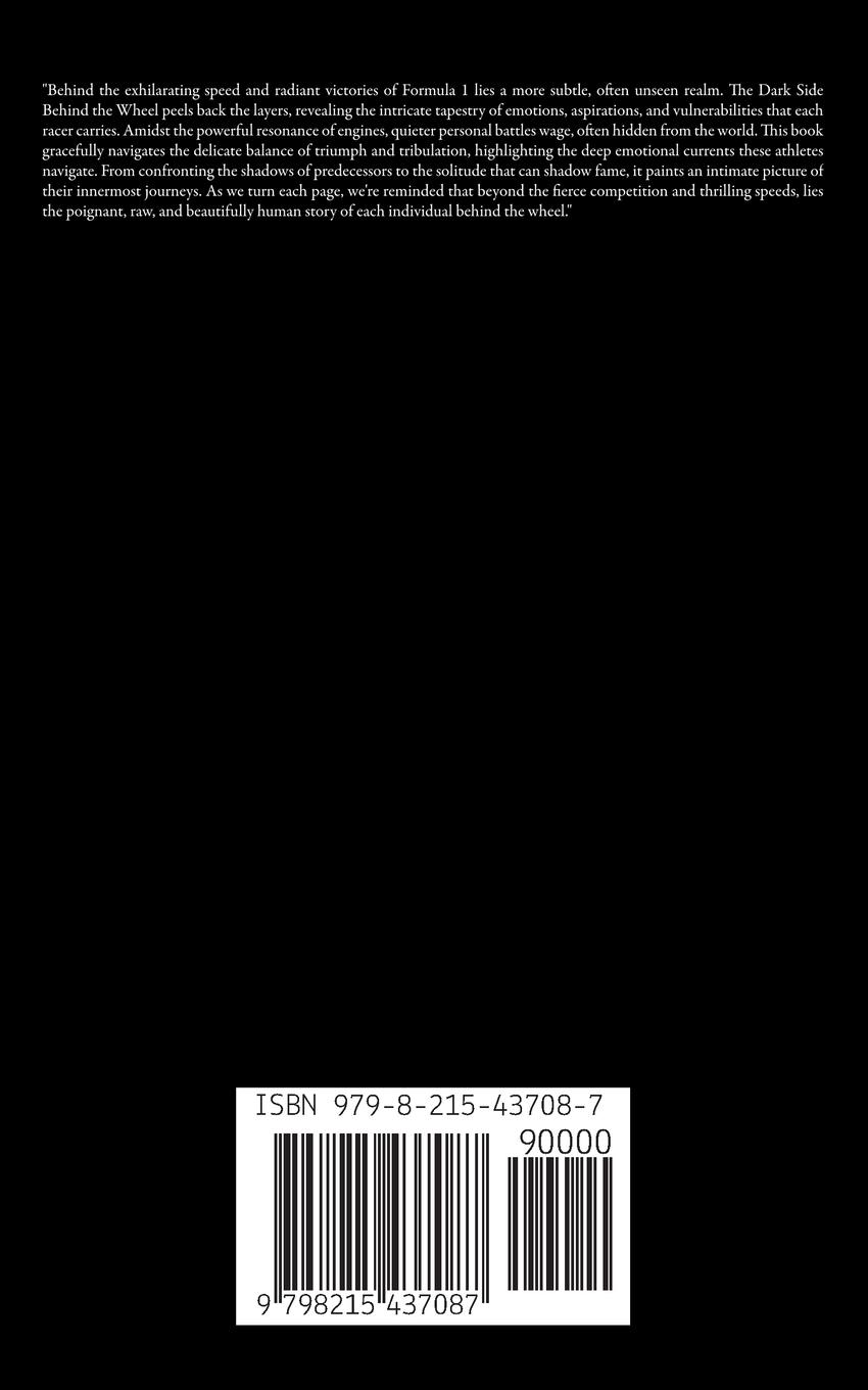 Rückseitencover The Dark Side Behind the Wheel