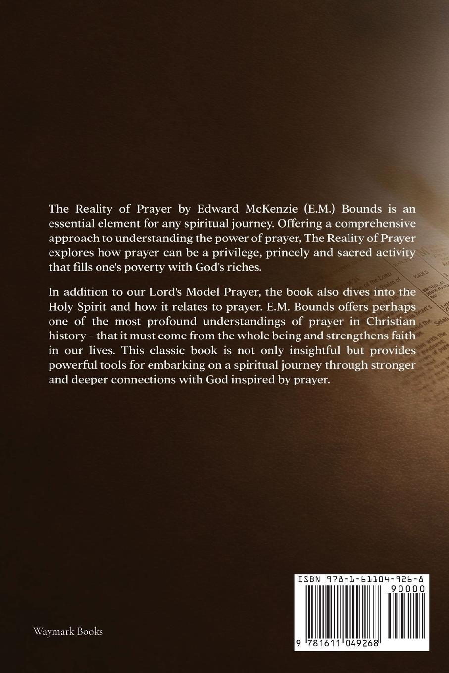 Rückseitencover The Reality of Prayer