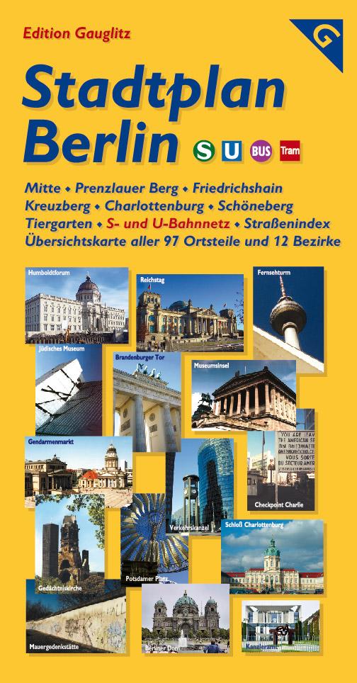 Vorderes Coverbild Stadtplan Berlin